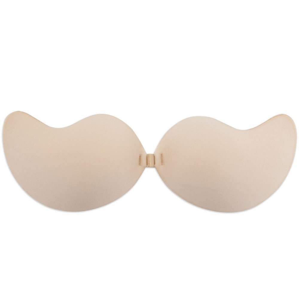 Strapless Adhesive Bra Butterfly Wing Cups Nude